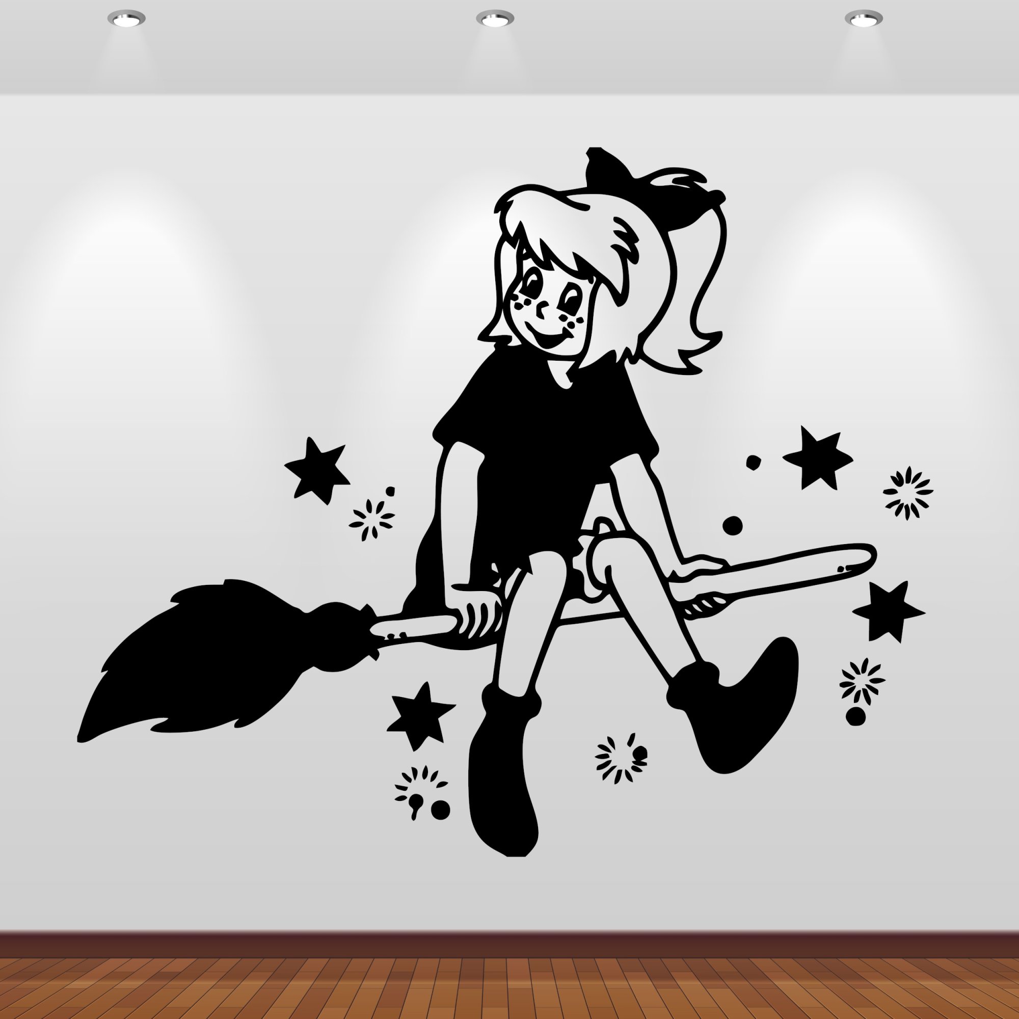 Wandaufkleber 46124 Bibi Blocksberg